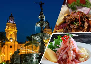 Gastronômico e City Tour em Lima